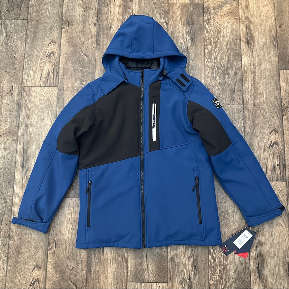 Reebok 3 in 1 Systems Jacket Removable Inner Jacket Men’s Size M Blue Black
